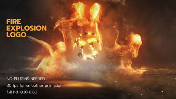 explosion logo after effects project download